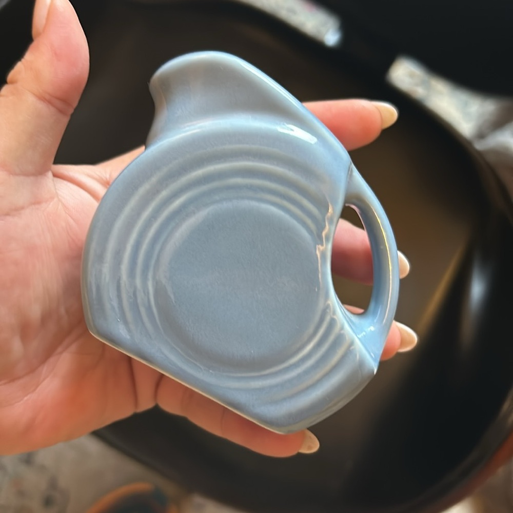 Vintage Coffe Creamer Fiesta Baby Blue